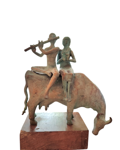 Radha, Krishna and Cow