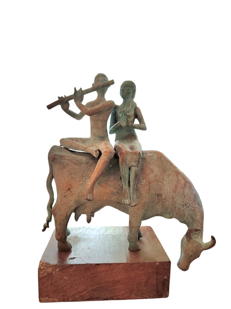 Radha, Krishna and Cow