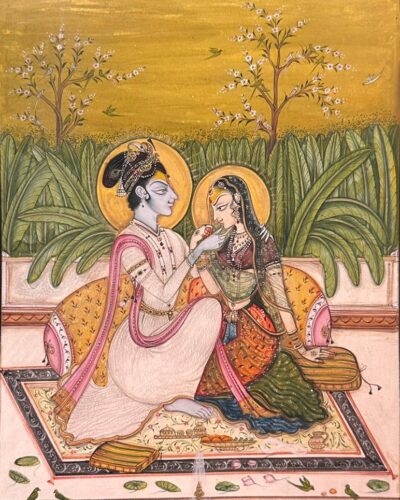 Krishangarh Radha Krishan Love scene